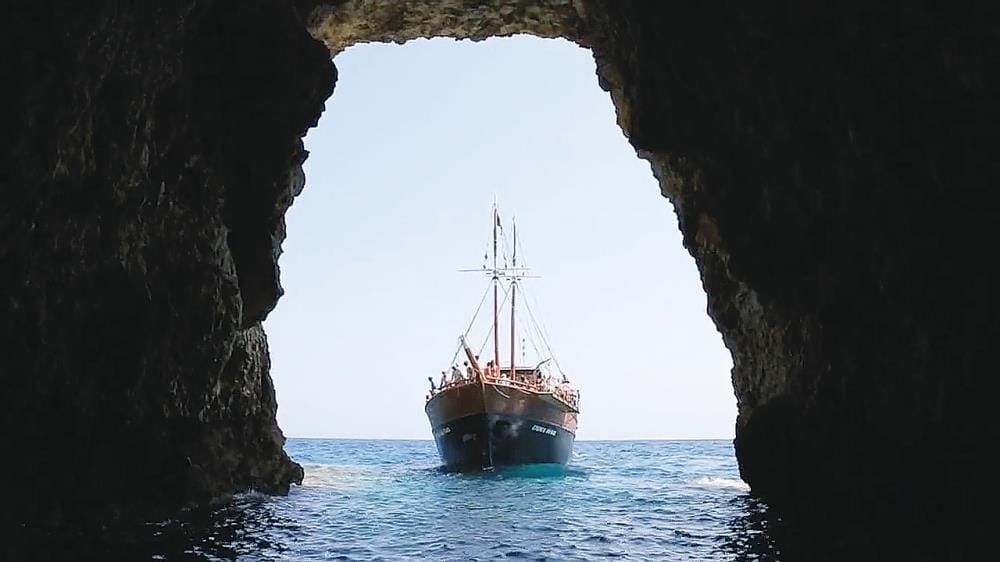 A pirate Boat at Koufonisi Island